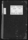 PUISELET-LE-MARAIS. - Matrice de rôle pour la contribution [cadastre rénové en 1935]. 