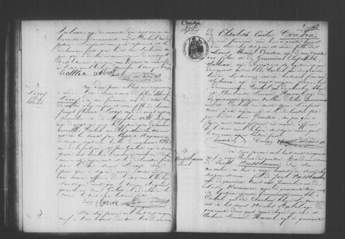 CORBEIL. Naissances : registre d'état civil (1859). 