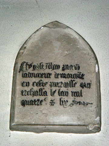 inscription funéraire : Jehan Pagin