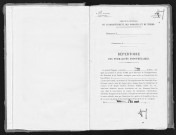 Conservation des hypothèques de CORBEIL. - Répertoire des formalités hypothécaires, volume n° 592 : A-Z (registre ouvert en 1937). 