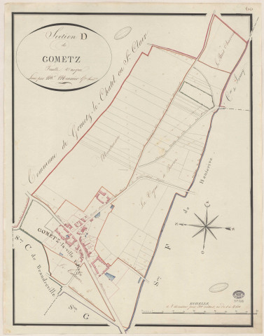 GOMETZ-LA-VILLE. - Section D : Gometz. 