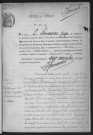 BIEVRES.- Naissances, mariages, décès : registre d'état civil (1893-1900). 