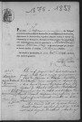 MEROBERT.- Naissances, mariages, décès : registre d'état civil (1875-1898). 