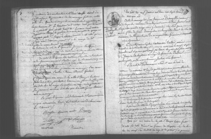 ETAMPES. Mariages : registre d'état civil (1807). 