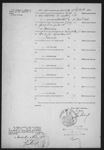 MONDEVILLE. - Administration de la commune. - Registre des délibérations du conseil municipal (22 mai 1910 - 20 avril 1932). 
