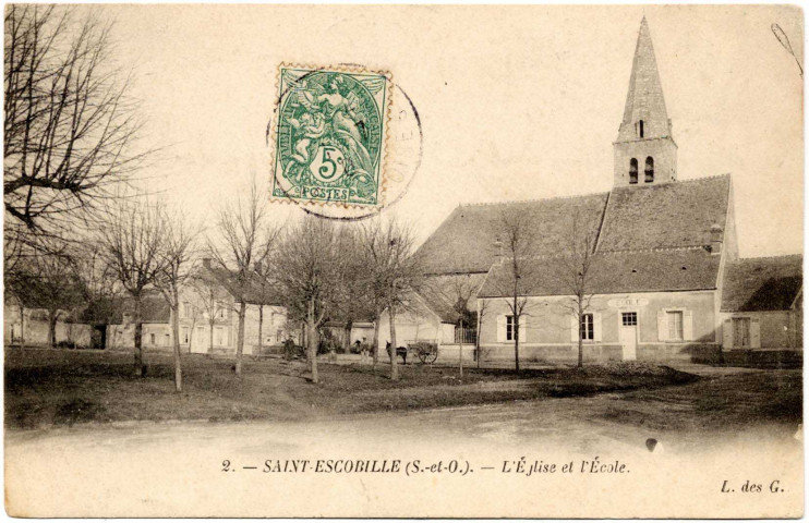 Saint-Escobille : cartes postales (1904-1935).