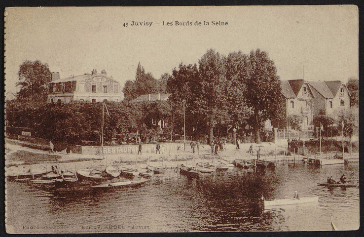 JUVISY-SUR-ORGE.- Bords de la Seine [1920-1930].