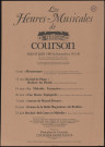 COURSON-MONTLOUP.- Les Heures Musicales de Courson, Domaine de Courson, mai-juin 1985. 