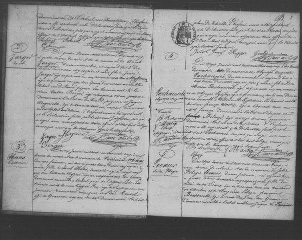 CORBEIL. Naissances : registre d'état civil (1865). 