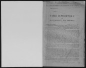 FERTE-ALAIS (LA), bureau de l'enregistrement. - Tables des successions. - Vol. 13 : 1916 - 1925. 