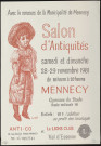 MENNECY. - Salon d'antiquités, Gymnase du Stade, 28 novembre-29 novembre 1981. 