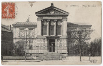 CORBEIL-ESSONNES. - Le palais de justice, ELD, 1912, 9 lignes, 10 c, ad. 
