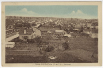 PARAY-VIEILLE-POSTE. - Panorama [Editeur Thuillier, 1938, timbre à 30 centimes, sépia]. 