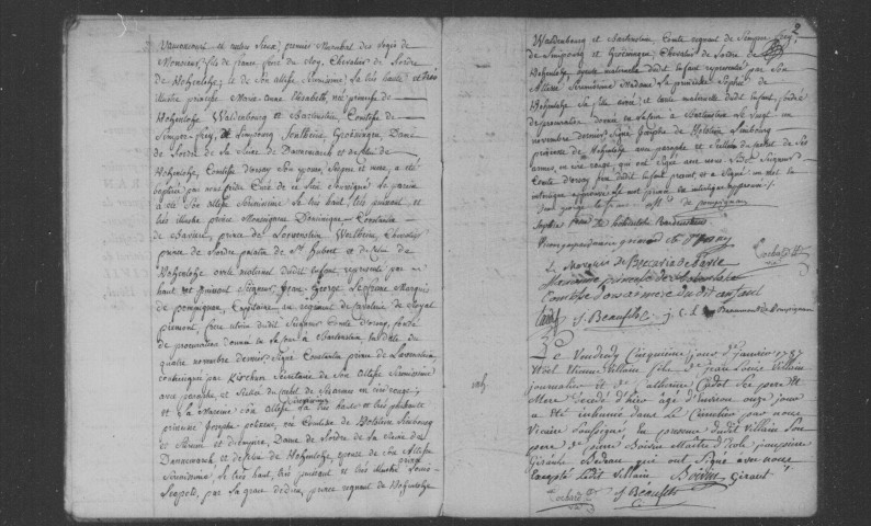 ORSAY. Paroisse Saint-Martin : Baptêmes, mariages, sépultures : registre paroissial (1787-1792). 