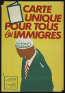 Essonne [Département]. - PARTI SOCIALISTE UNIFIE. Carte unique pour tous les immigrés (1975). 