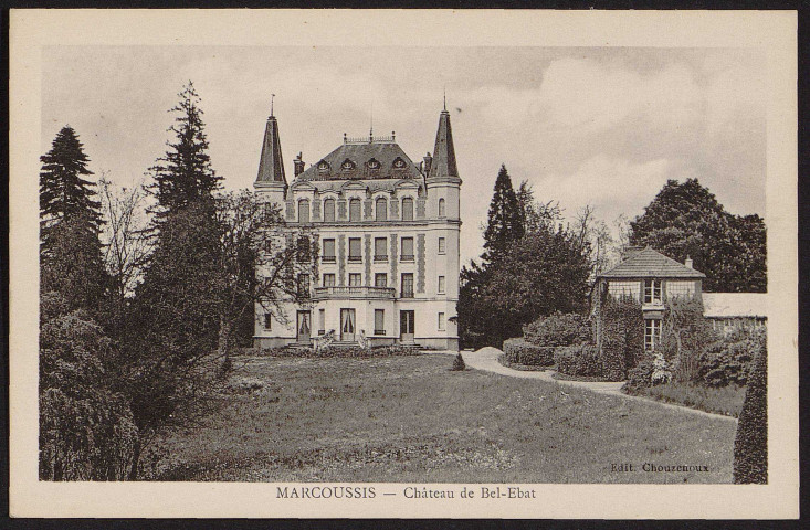 MARCOUSSIS.- Château de Bel-Ebat, sans date.