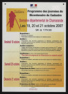CHAMARANDE. - 1807-2007. Bicentenaire du Cadastre : programme des journées du Bicentenaire, Domaine départemental, 19 octobre-21 octobre 2007. 