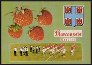 MARCOUSSIS.- Fête de la fraise, ses majorettes, sa lyre, ses fraises [1965-1980].
