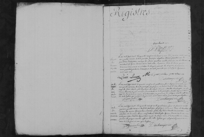 ARPAJON. Paroisse Saint-Clément. - Baptêmes, mariages, sépultures : registre paroissial (1759-1769). 