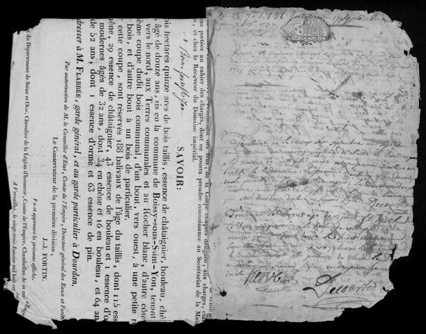 BRUYERES-LE-CHATEL. - Registre parossial : registre des baptêmes, mariages et sépultures (1731-1746). 