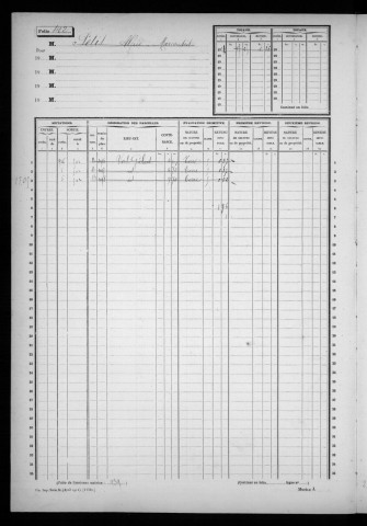 BRIERES-LES-SCELLES. - Matrice des propriétés non bâties : folios 401 à 600 [cadastre rénové en 1943]. 