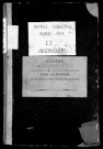 ANGERVILLIERS. - Etat de sections [cadastre rénové en 1934]. 