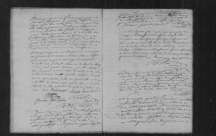 MENNECY. Paroisse Saint-Pierre : Baptêmes, mariages, sépultures : registre paroissial (1771-1778). 