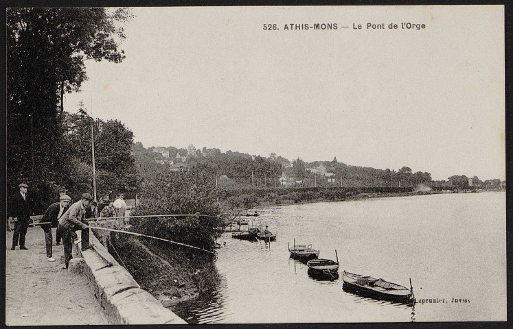 Athis-Mons.- Le pont de l'Orge et la Seine [1904-1930]. 