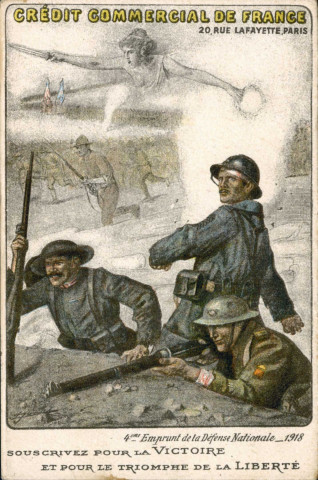 Effort de guerre, Défense nationale : emprunts, journée du poilu (1915-1918).