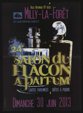 MILLY-LA-FORET. - 24e salon du flacon à parfum, dimanche 30 juin 2013. 
