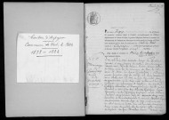 VERT-LE-PETIT. Naissances, mariages, décès : registre d'état civil (1873-1883). 