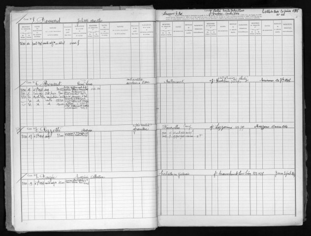 Conservation des hypothèques de CORBEIL. - Répertoire des formalités hypothécaires, volume n° 638 : A-Z (registre ouvert en 1943). 