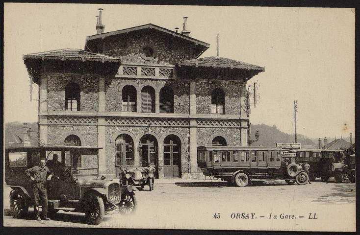 ORSAY.- La gare (26 juillet 1927).
