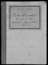 SOUZY-LA-BRICHE. Tables décennales (1792-1902). 