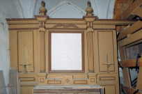 chapelle latérale de la Vierge : autel, retable et lambris de revêtement