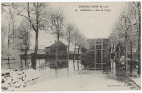 CORBEIL-ESSONNES. - Inondations de 1910. Rue de Nagis, Mardelet. 
