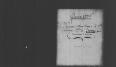 CROSNE. Paroisse de la Sainte-Vierge et Saint-Eutrope : Baptêmes, mariages, sépultures : registre paroissial (1759-1775). 