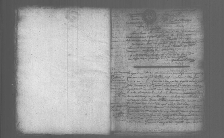 SAINT-MICHEL-SUR-ORGE. Naissances, mariages, décès : registre d'état civil (an VII-an XIV). [mariages (an VII et les six premiers mois de l'an VIII), voir 4E2130-2131]. 