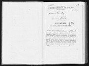 Conservation des hypothèques de CORBEIL. - Répertoire des formalités hypothécaires, volume n° 494 : A-Z (registre ouvert vers 1920). 