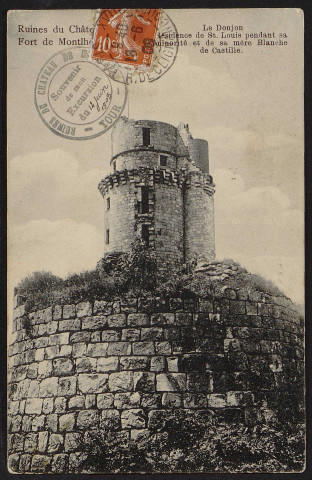 Montlhéry.- Ruines du château fort (18 juin 1908). 