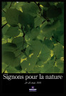 ILE-DE-FRANCE (Région).- Signons pour la nature, Conseil régional d'Ile-de-France, 25 mai-26 mai 1991. 
