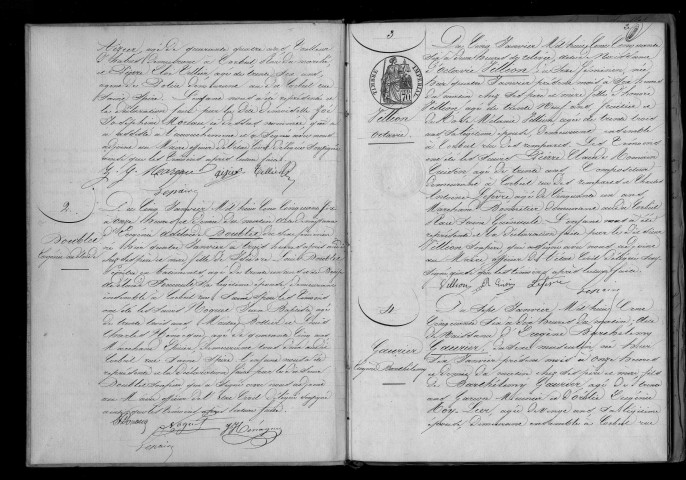 CORBEIL. Naissances : registre d'état civil (1856). 