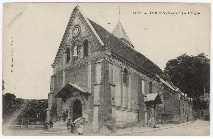 YERRES. - L'église [Editeur Mulard]. 