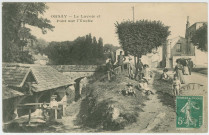 ORSAY. - Le lavoir et le pont sur l'Yvette. Edition Lefèvre, 1 timbre à 5 centimes. 