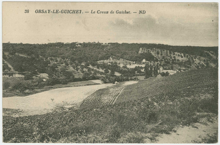 ORSAY. - Orsay-le-Guichet. Le creux de Guichet. Edition ND. 