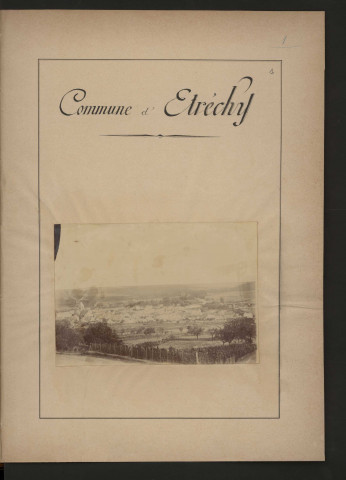 ETRECHY (1899). 13 vues de microfilm 35 mm en bandes de 5 vues. 