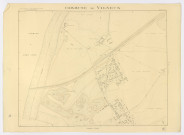 Plan topographique régulier de VIGNEUX dressé et dessiné par M. R. RAGUIN, géomètre et topographe, feuille 3, Ministère de la Reconstruction et de l'Urbanisme, 1945. Ech. 1/2.000. N et B. Dim. 1,10 x 0,85. 