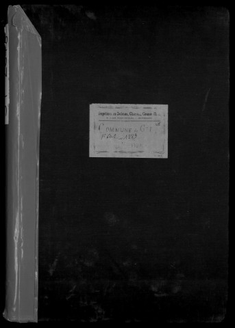 GIF-SUR-YVETTE. - Matrice des propriétés non bâties : folios 601 à la fin [cadastre rénové en 1939]. 