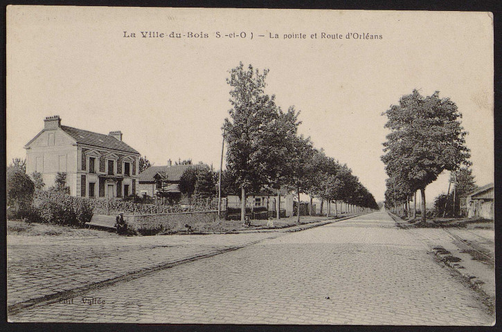 VILLE-DU-BOIS (LA). - La pointe et route d'Orléans [1904-1930].
