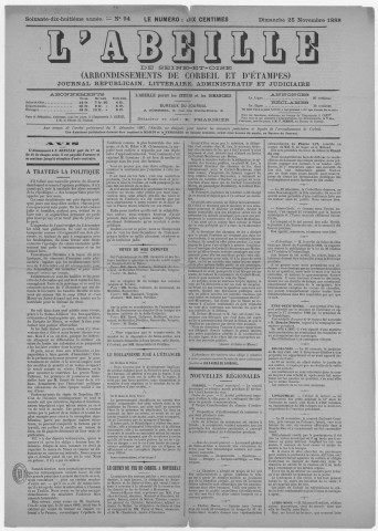 n° 94 (25 novembre 1888)